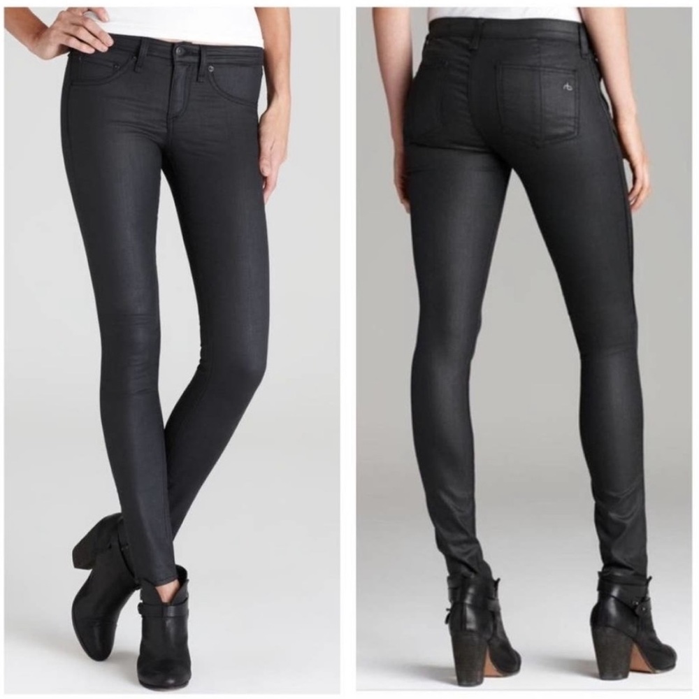 NWOT RAG&BONE Legging waxed skinny jeans
